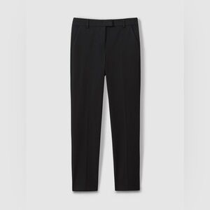 Reiss Black Straight-Leg Tailored Women's Trousers